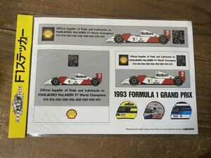 ③ F1ステッカー 1993F1グランプリ 未使用品