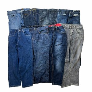 【１円スタート】デニムパンツ 8本 アソート リー ラングラー ディーゼル セットまとめ売り 古着転売