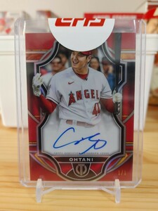 【1/1】 大谷翔平 直筆サインカード Topps tribute baseball auto オールスター エンゼルス 世界１枚限定 バリエーション ドジャース