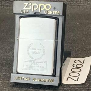 1000円スタート ZIPPO 未使用 U.S.A 50th 記念 コレクション 化粧箱有り オイルライター ジッポー 1998年製 Z0062