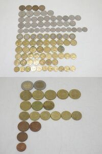 h4C046Z- 外国 硬貨 旧硬貨 フランス フラン サンチーム ユーロ ユーロセント 計114枚 おまとめ