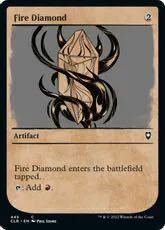 (445)■ショーケース■《緋色のダイアモンド/Fire Diamond》[CLB-BF] 茶C [AG-MTG] 英語版　数枚在庫あり