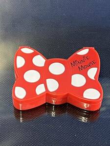 ディズニー/Disney【つけまつ毛ケース】ミニーマウス リボン 赤 携帯用 コスメ メイクボックス 化粧品 ヘルスケア レディース 綺麗に