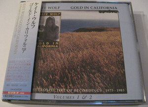 送料込み◆CD◆KATE WOLF／ゴールド・イン・カリフォルニア◆2枚組・帯有り国内盤