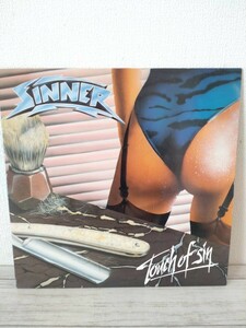 【ドイツ盤LPレコード】L06/LP/Sinner / Touch Of Sin/Germany/N0026／ジャーマンメタル 独盤