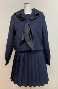 A9☆【新品】某高校制服☆黒ライン冬セーラー服セット