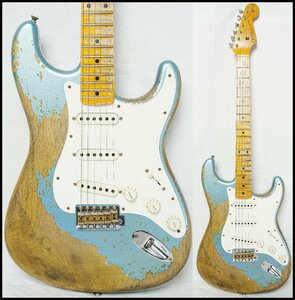 ★Fender Custom Shop★2022 Limited Edition Red Hot Stratocaster Super Heavy Relic Super Faded Aged Lake Placid Blue 