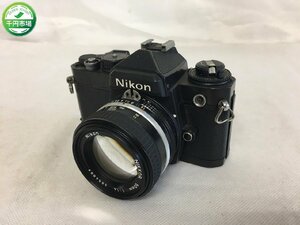 【N-10333】Nikon FE 一眼レフ　フィルムカメラ レンズ NIKKOR 1:1.4 f=50mm 現状品【千円市場】