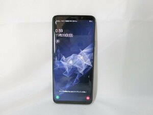 中古　 au Galaxy S9+ SCV39 64GB ブラック SIMロック解除済み AU〇