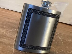 TT-2253■送料込■KING,S PEWTER スキットル 酒器 錫 ピューター ウイスキー ブランデー 携帯 容器 ケース ボトル アウトドア 276g/くGOら