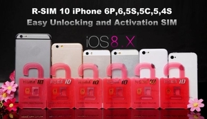 ◆送料無料◆R-SIM10 SIMロック解除アダプター iPhone6/Plus/5S/5C SB AU 互換品