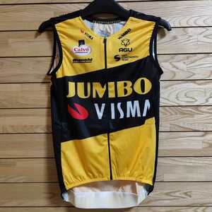 支給品　Jumbo visma　サマーベスト　サイクルジャージ　AGU　ロードS　ユンボヴィスマ　ロット　Lotto NL Jumbo Bianchi ビアンキ　自転車