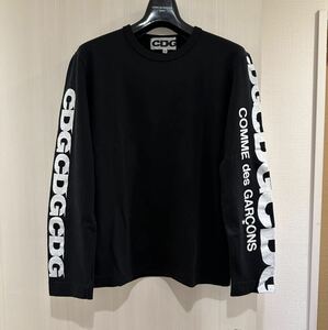 COMME des GARCONS CDG long sleeve T-shirt 黒　国内正規　S