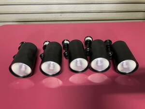 【LEDスポット】 オーデリック　5台セット　電球色　配線ダクト　スポットライト　調光器対応