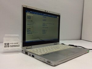 ジャンク/ Panasonic CF-RZ6RDRVS Intel Core i5-7Y57 メモリ8.19GB SSD256.06GB 【G20053】