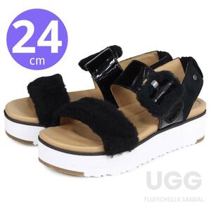 ■状態◎■UGGアグ.サンダル.24センチ■FLUFFCHELLA SANDAL厚底TOGAビルケンシュトック