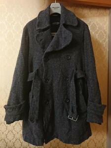 COMME des GARCONS HOMME DEUX コムデギャルソンオムドゥ 縮絨ウール トレンチコート AD2021 21AW 縮絨 バルマカンコート オムプリュス 