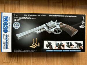 S＆W　M629　44マグナム　6インチ　シルバー　ホップアップエアリボルバー　箱付 エアガン モデルガン 