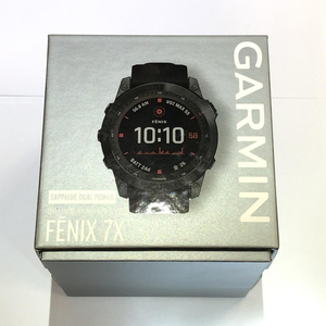 【中古】【未使用】GARMIN FENIX 7X SAPPHIRE DUAL POWER[240017542774]