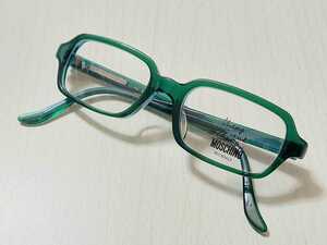 新品 MOSCHINO モスキーノ　メガネ　眼鏡　セルフレーム　綺麗　上品　高級感