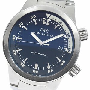 IWC IWC SCHAFFHAUSEN IW354801 アクアタイマー デイト 自動巻き メンズ _774539