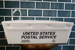 新品 US MAIL BOX TRAY メールトレイ アメリカ USA 世田谷ベース インテリア 収納 手紙 郵便局　LOS ANGELS　USPS