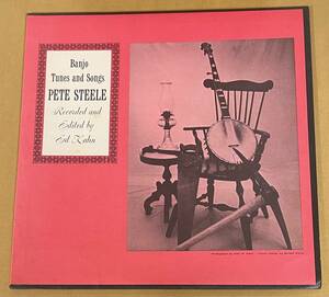 LP Pete Steele Banjo Tunes And Songs folkways
