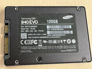 SAMSUNG SSD120GB【動作確認済み】0225