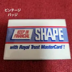 ビンテージ 缶バッジ KEEP IN FINANCIAL SHAPE