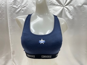 df_0215ｗ【 CONVERSE コンバース 未使用整理品 】スポーツブラジャー、スポブラ、ネイビー、Lサイズ、ＥＣＯ、断捨離下着 ☆★☆