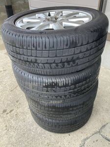 ［22年製］225/50R17 DUNLOP VEURO VE304& VOLVO用アルミ S80純正ホイール 7J ×17×49 4本セット（ボルボ&ダンロップ ）