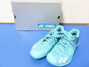 ヨネックス YONEX パワークッションエアラスZウィメン 3E設計 シューズ ミントブルー 24.5cm バトミントンシューズ箱付き