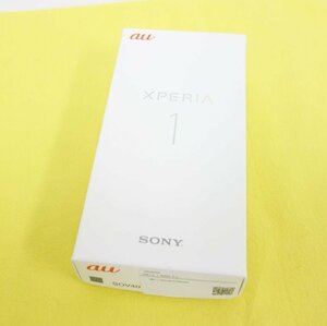 未使用 新品 SIMロック解除済み SONY XPERIA 1 SOV40 グレー au 利用制限○ インボイス可 送料無料 【T04-120-0415】51清P