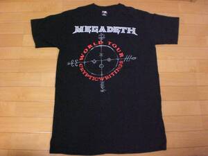 当時物 ビンテージ 90s MEGADETH メガデス Tシャツ GUNS N’ ROSES SLAYER METALLICA SKID ROW TESTAMENT AC/DC NIRVANA ALICE IN CHAINS