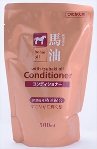 まとめ得 馬油コンディショナー詰替５００ｍｌ 　 コスメステーション 　 コンディショナー・リンス x [5個] /h