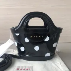 大人気・新品❣️MARNI マルニ　ショルダーバッグ　がこバッグ　ブラック　可愛い