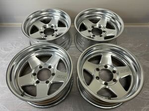 MOZZER SFW SUPER FORGED WEAPON BY 16インチ 16x8J -15 139.7/6H 中古4本 希少　軽量　鍛造　ランクル　ハイラックス