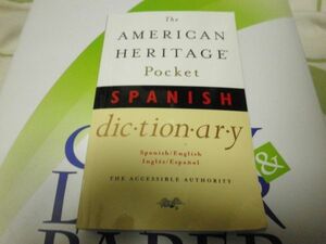 The American Heritage Pocket Spanish Dictionary: Spanish/English - English/Spanish CLICKPOST164