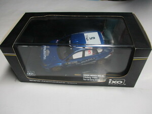 即決 ixo イクソ 1/43 スバル インプレッサ WRC 2008年ツール・ド・フランス №5 ペター・ソルベルグ