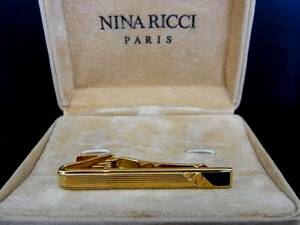 ◎№4559◎■良品■ニナリッチ【NINA RICCI】【ゴールド】■ネクタイピン♪