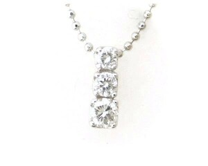 ポンテヴェキオ ダイヤモンドネックレス 0.22ct K18WG(18金 ホワイトゴールド) 質屋出品