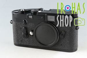 Leica Leitz M3 Black Paint 35mm Rangefinder Film Camera #47590K