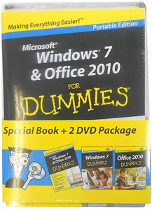 洋書 英語 Windows7 & Office for Dummies English Book + 2DVD