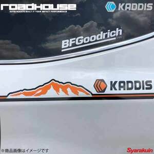 ROAD HOUSE ロードハウス GRAPHIC-LINE ブラック×ロゴ：オレンジ KADDIS カディス KD-ET11026