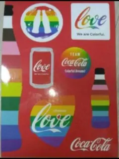 Coca Cola ステッカー 東京 Rainbow Pride 2024