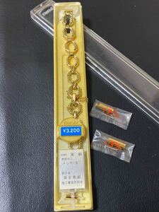 Bambi 黄銅　金メッシュ腕時計ベルト　レディース腕時計交換ベルト　ゴールドカラー ブレスレット腕時計ベルト