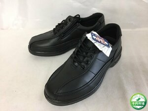 【O-10776】未使用 asics アシックス 旅日和 カジュアル TB-7816 25.5cm 黒色 タグ 箱付き【千円市場】