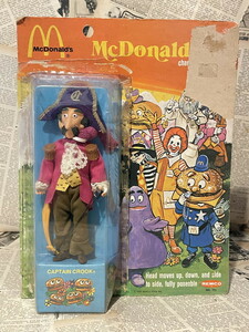 ☆1970年代/マクドナルド/キャプテンクロック/即決ビンテージ/REMCO/McDonaldland Characters/Figure(Captain Crook/with card)
