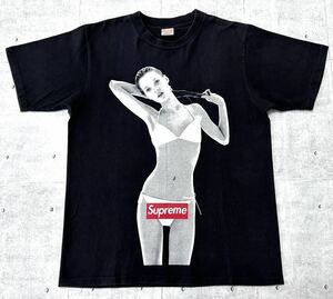 Supreme Kate Moss 10th Anniversary Tシャツ　　2004年 AW シュプリーム ケイトモス BOX LOGO ボックスロゴ ブラック 玉9560