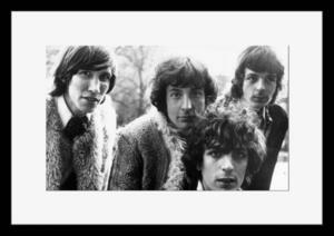 BW:人気ロックバンド/ピンク・フロイド/.Pink Floyd/モノクロ写真フレーム-1